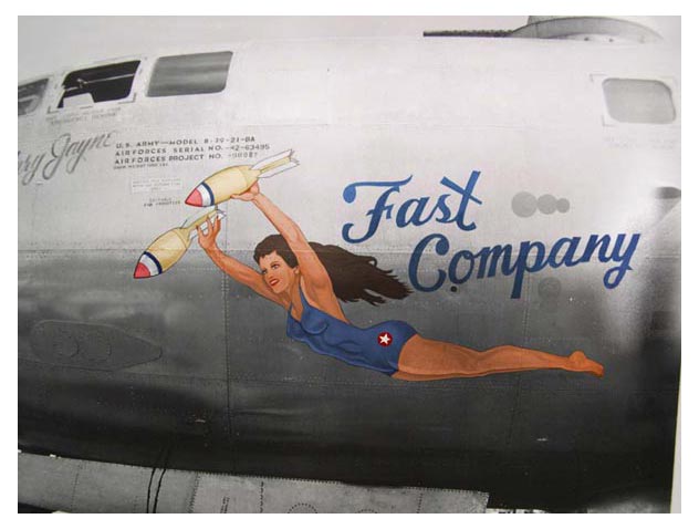 Harry Hubbard's "B 29 Nose Art" - WW II Photos (Artists Unknown):