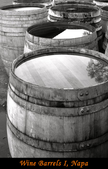 Wine Barrels I, Napa