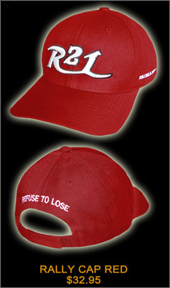 Red Rally Cap